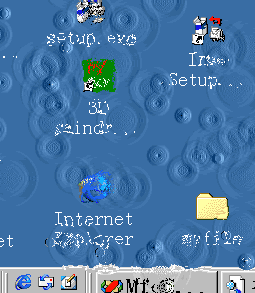 3D Raindrop Screensaver Screenshot